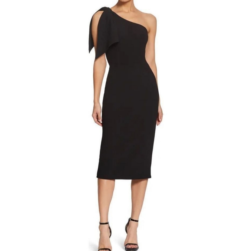 Dress The Population Tiffany Dress One Shoulder Wedding Event Special Occasion